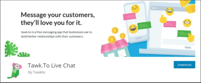 Talk.To live chat plugin of WordPress