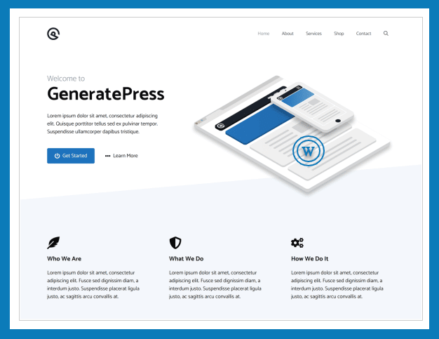 GeneratePress theme